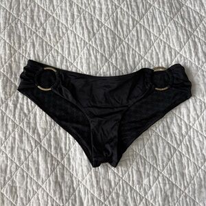 Victoria's Secret Black and Gold Swimsuit Bikini